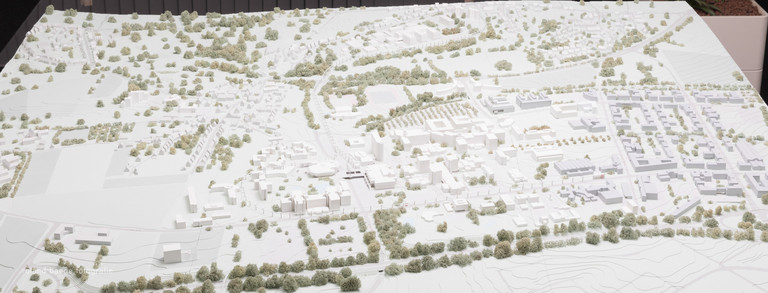 Model of TU Dortmund University An architecture model of the Campus of TU Dortmund University